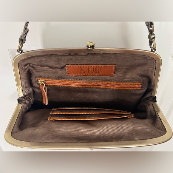HOBO - Lana Metallic Snakeskin Handle Bag